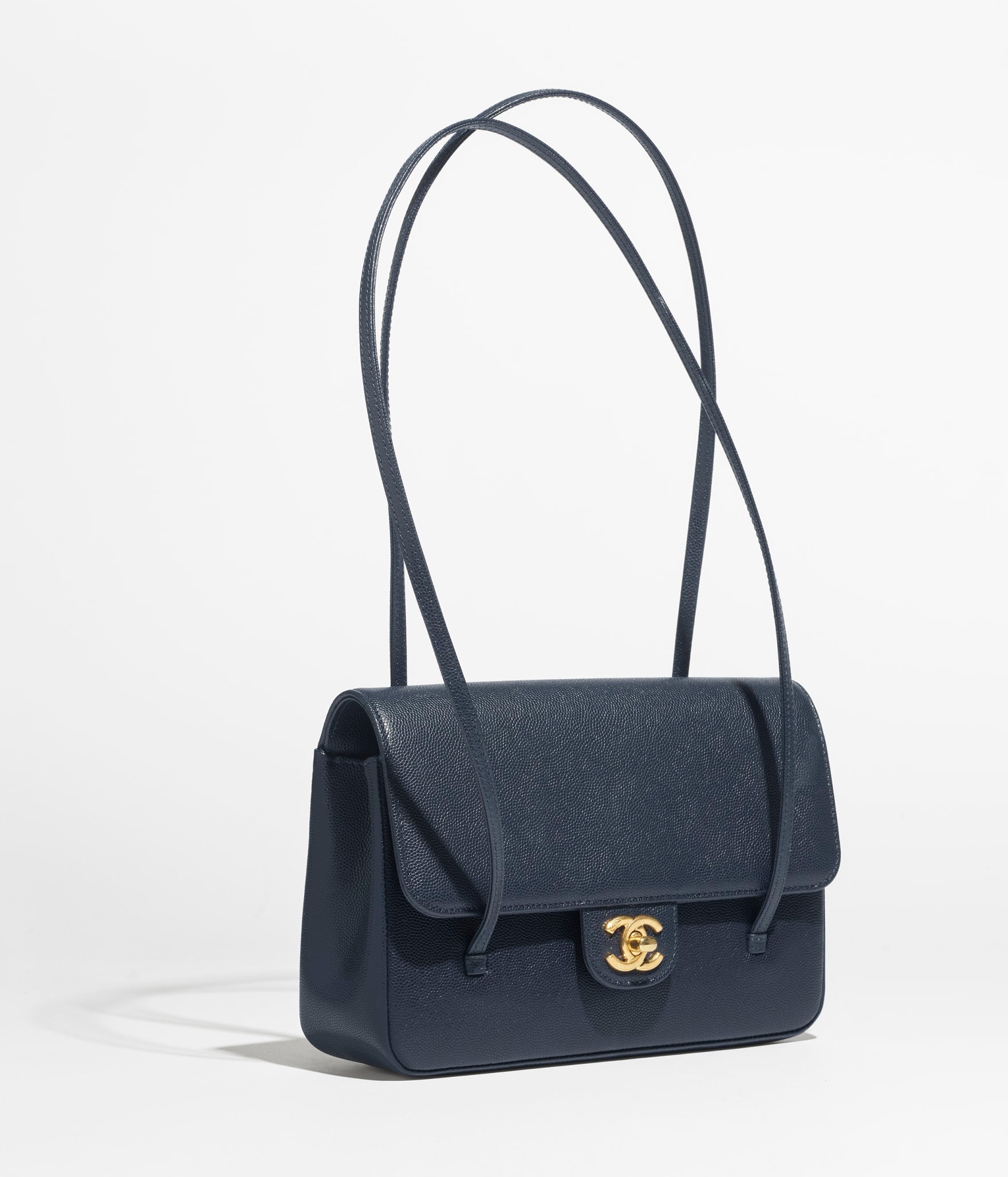 CHANEL SMALL FLAP BAG Dark Blue