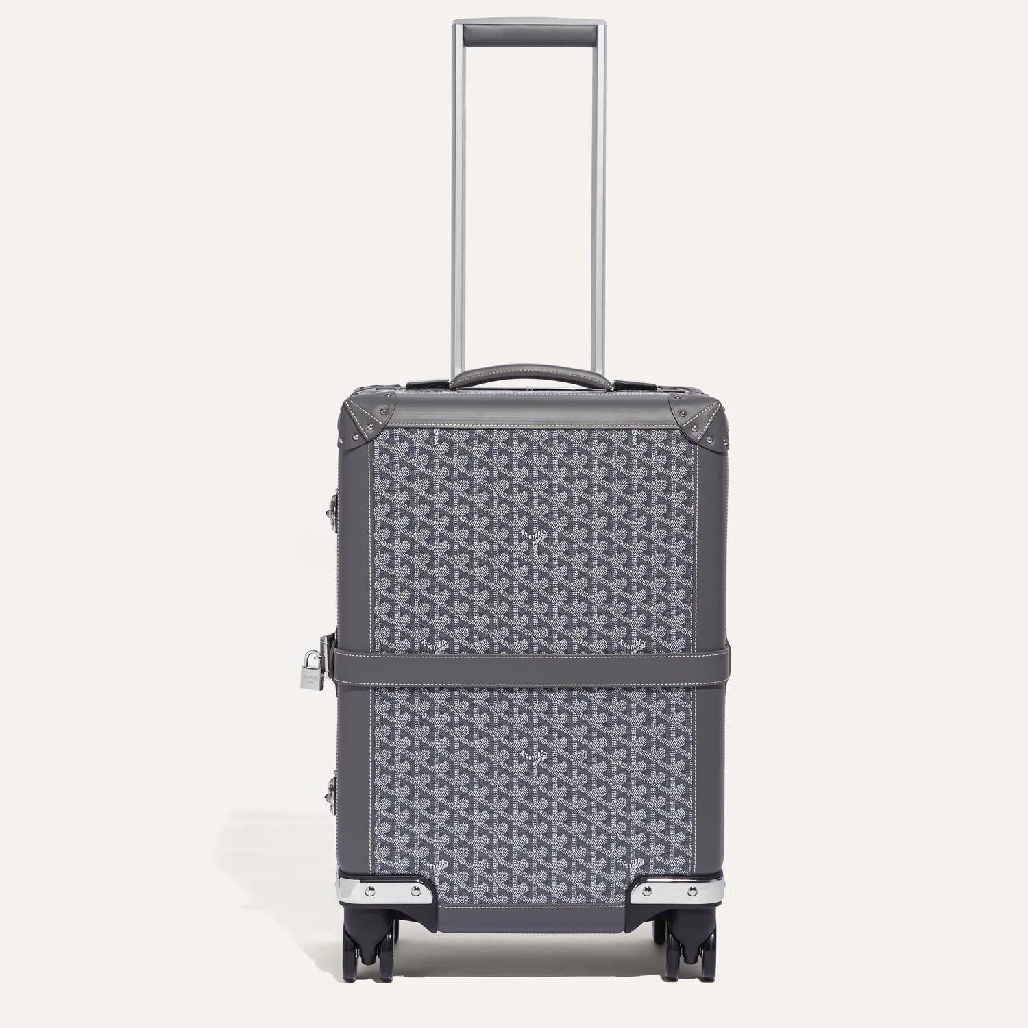 GOYARD Bourget PM Trolley Case grey