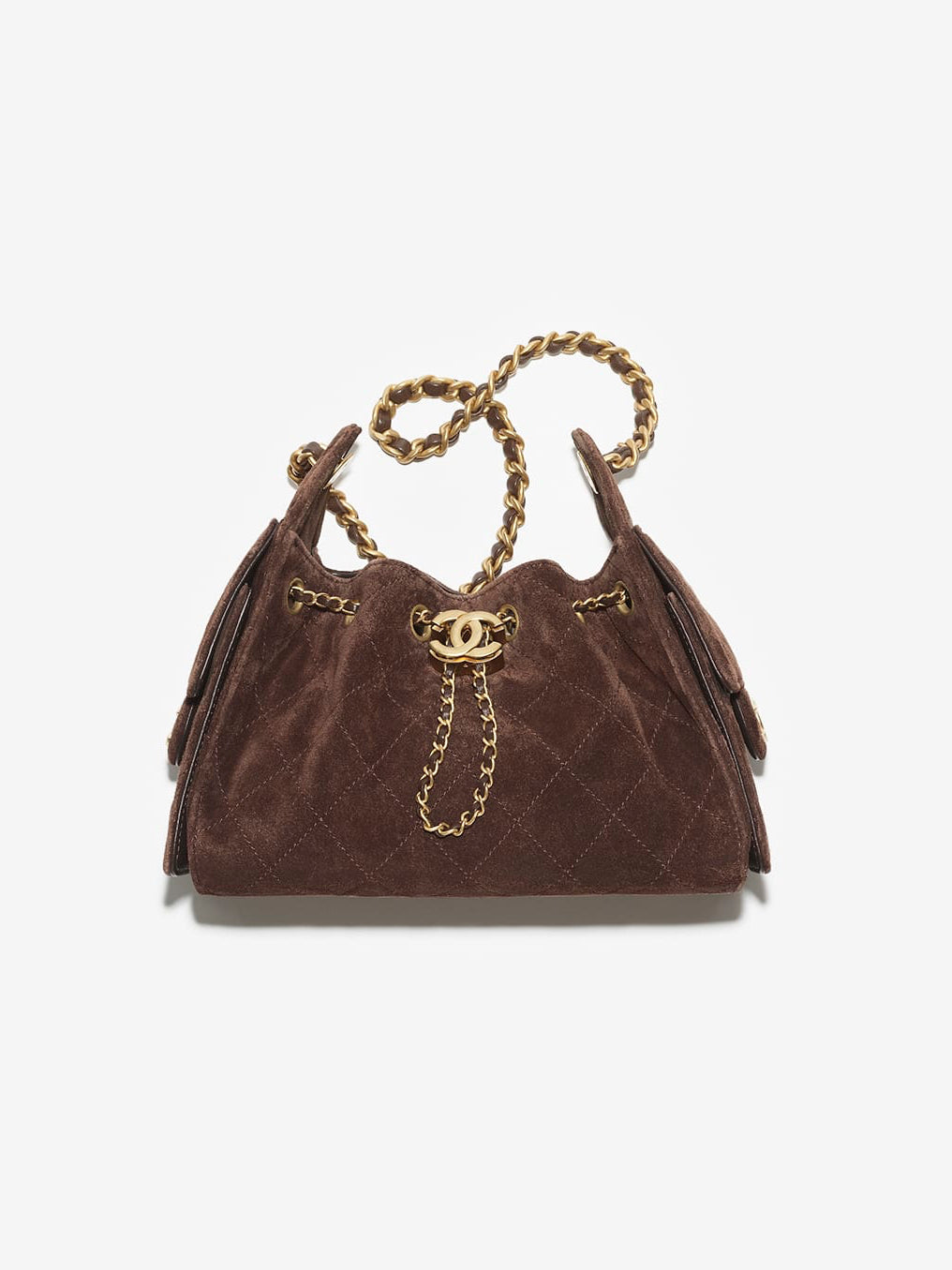 CHANEL 25 MINI HANDBAG brown
