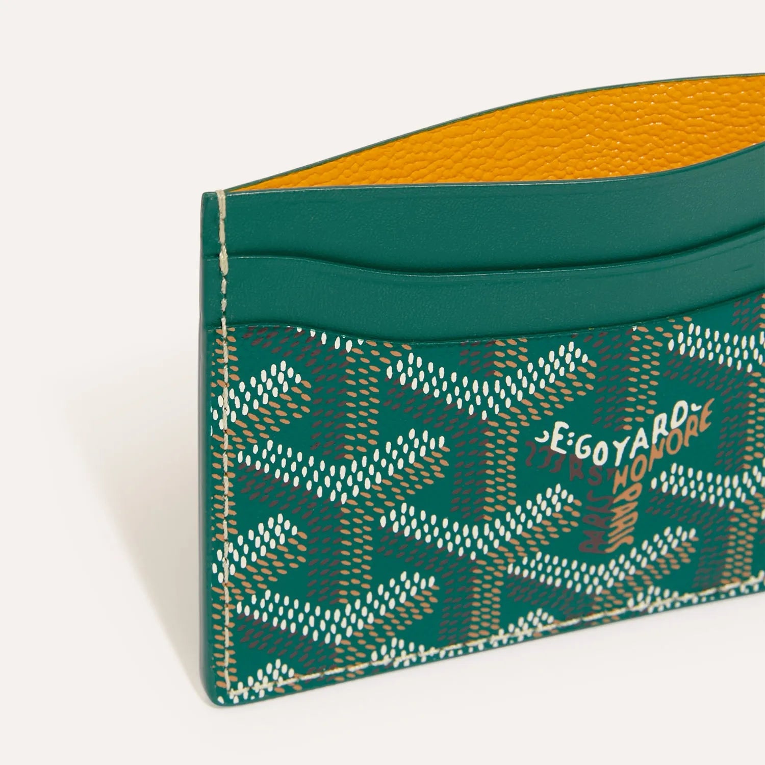GOYARD-Saint-Sulpice Card Wallet Green