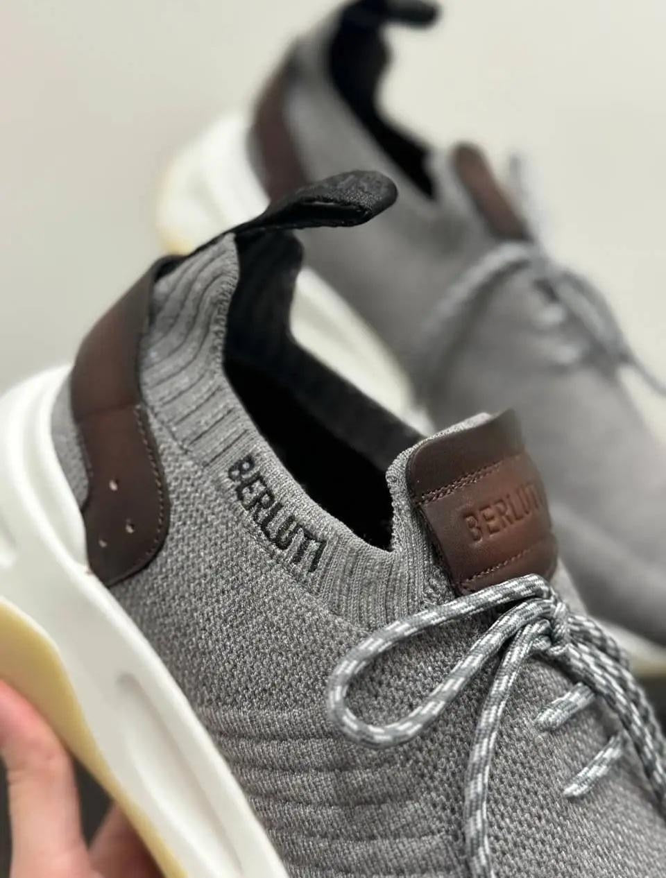 Berluti Shadow Sneakers – Grey