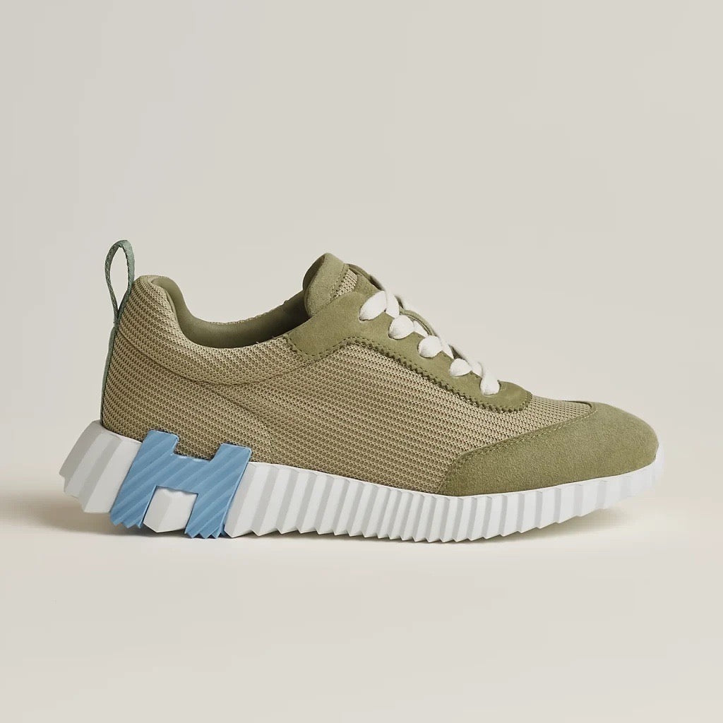 HERMES Women’s Bouncing Sneakers – Light Green | Casual & Daily Wear Shoes