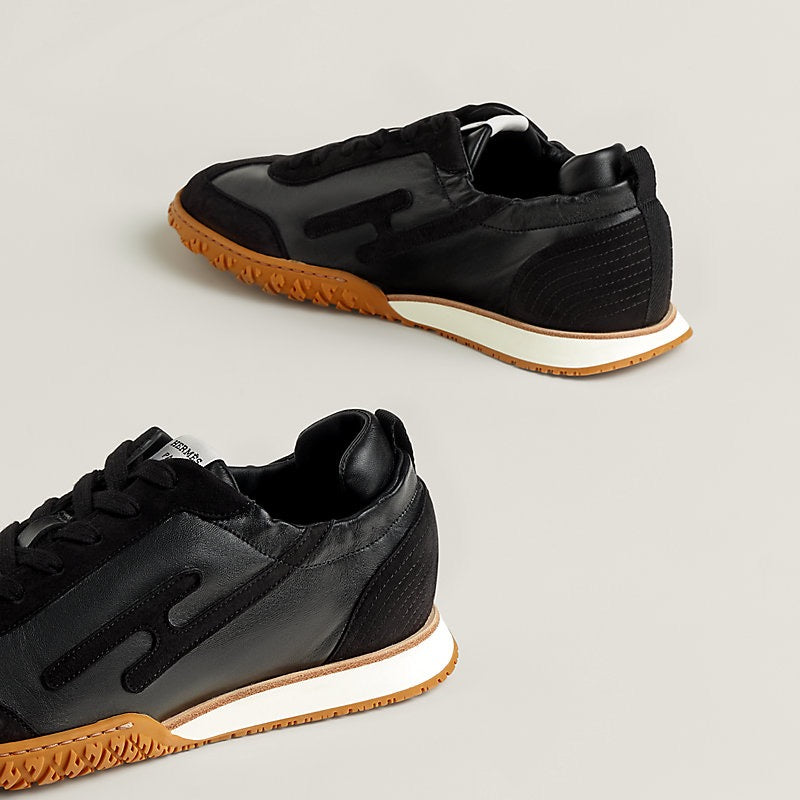 HERMES Men’s Jet Sneakers – Black | Casual & Daily Wear Shoes