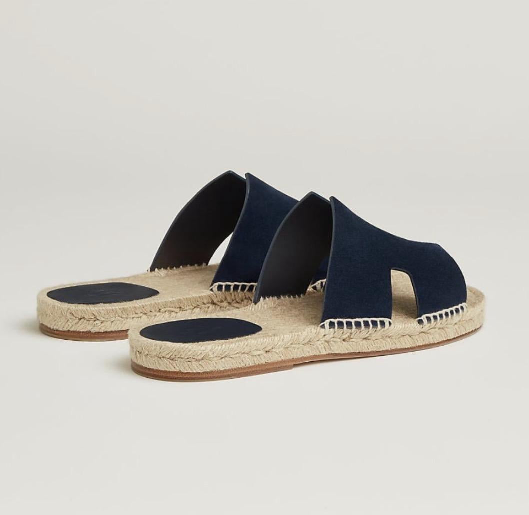 HERMES Men’s Antigua Espadrille – Blue | Casual Summer Footwear