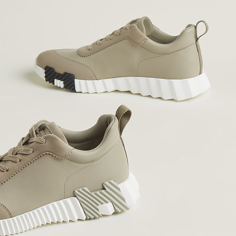 HERMES Bouncing Sneakers – Beige Esquisse | Unisex Casual Shoes