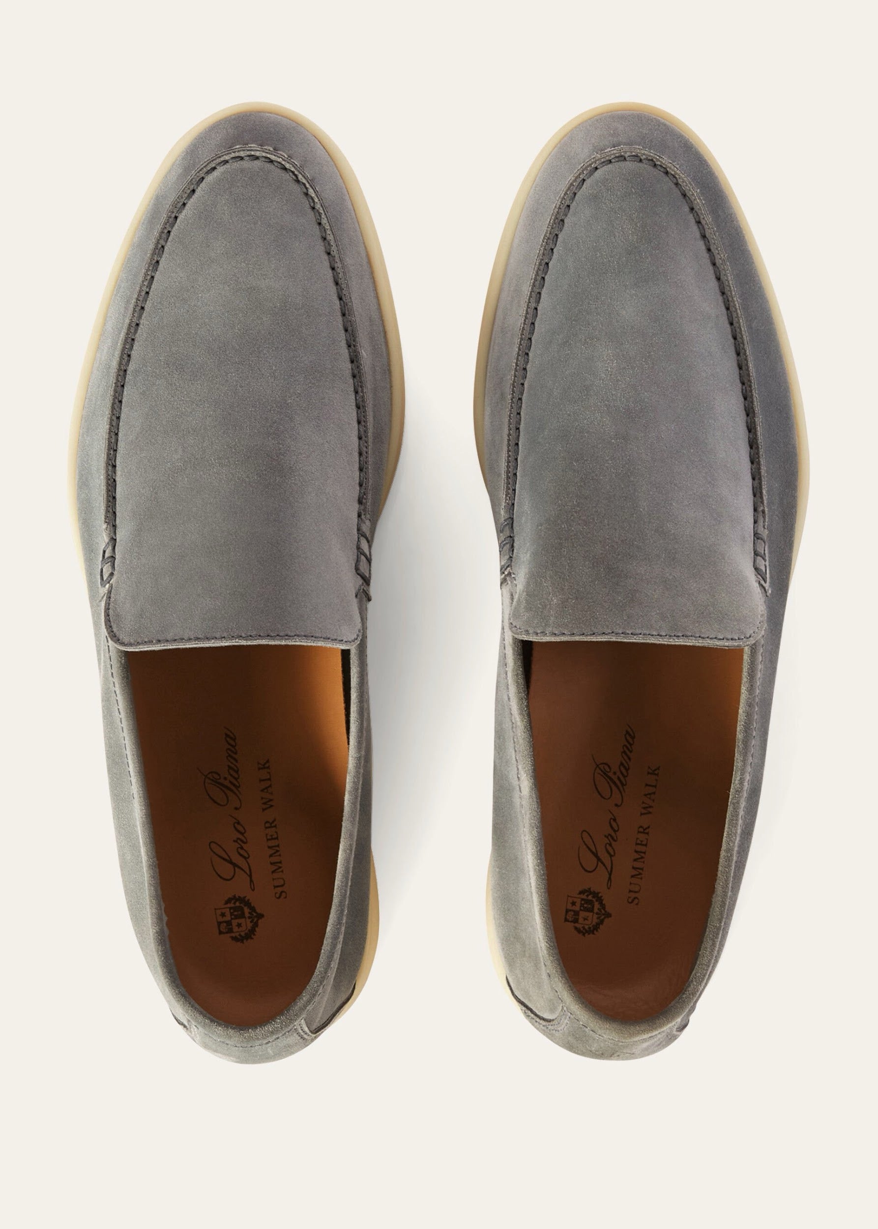Loro Piana Men’s Summer Walk Loafer – Grey