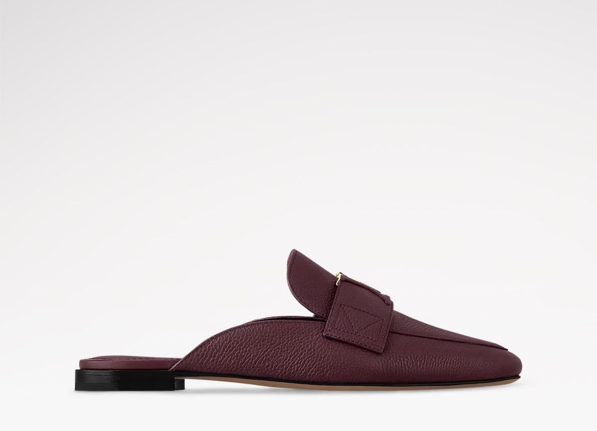 Louis Vuitton LV Capri Open-Back Loafer – Burgundy (Women)