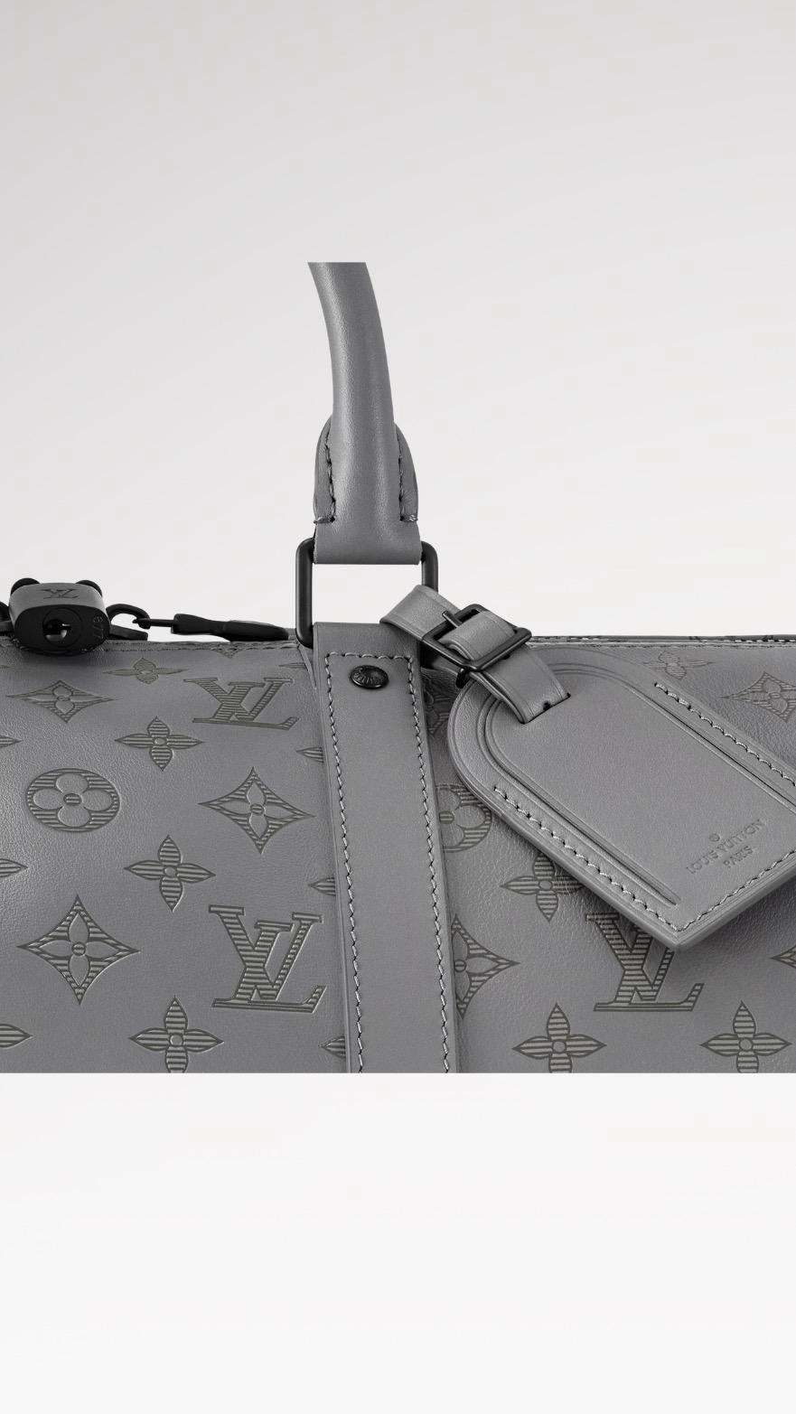 Louis Vuitton Keepall Bandoulière Travel Bag – Anthracite Grey