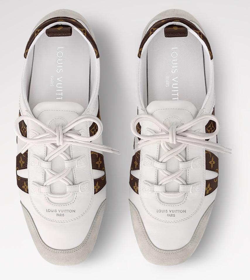 Louis Vuitton LV Sneakerina – White & Brown (Women)