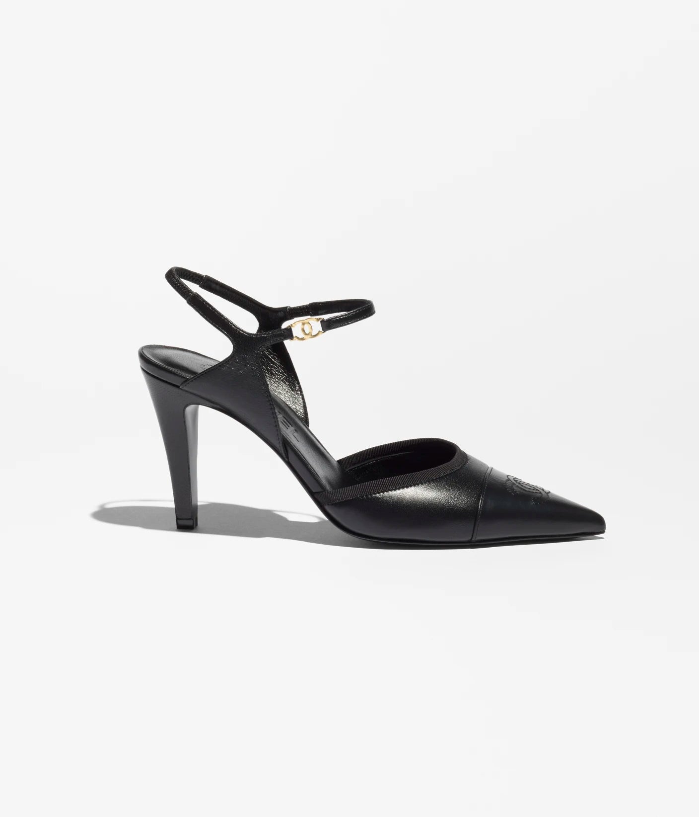CHANEL Slingback Black