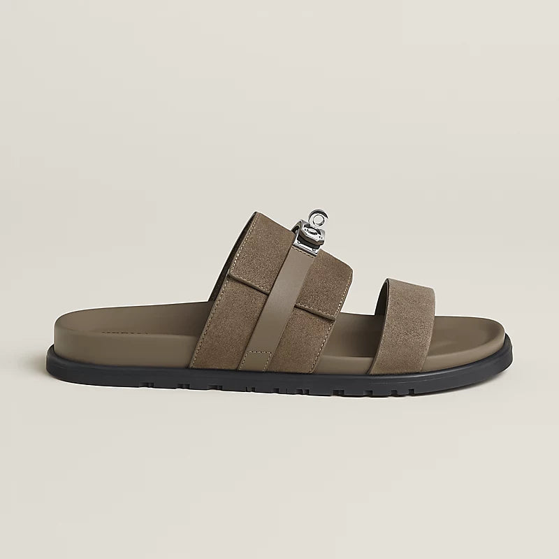HERMES Jackson Sandal- Etoupe