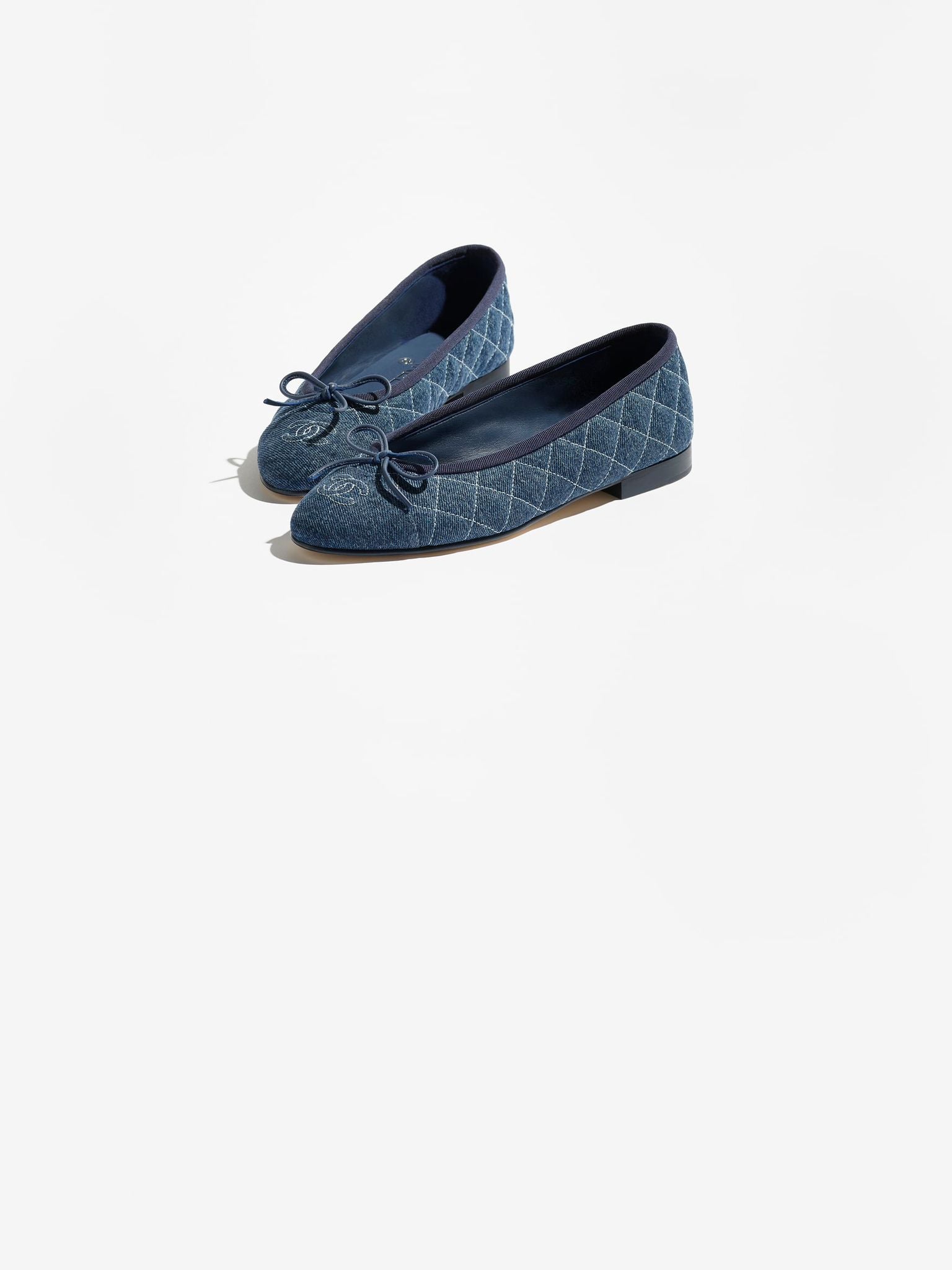 CHANEL BALLET FLATS- Blue