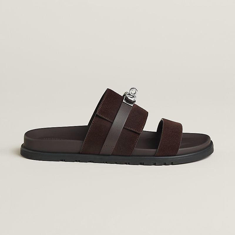 HERMES Jackson Sandal- Brown