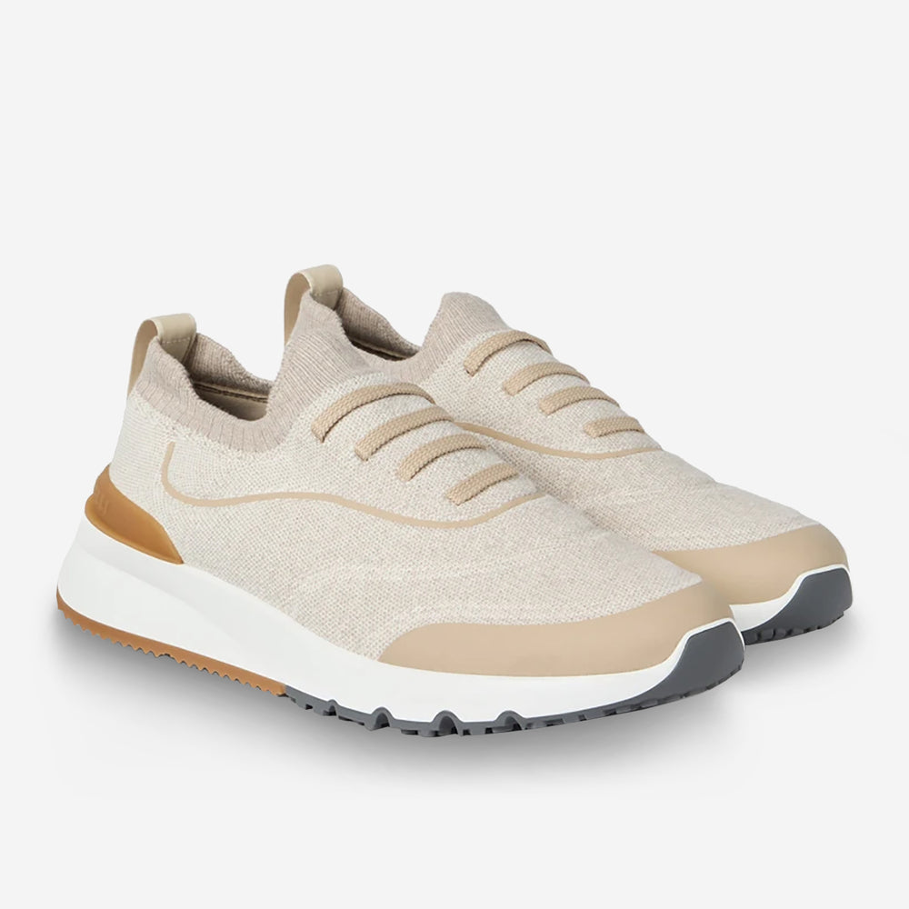 BRUNELLO CUCINELLI
Techno Cotton Kint sneakers beige