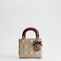 Mini Lady Dior Bag with Chain Tow-Tone Trench
