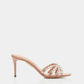AQUAZZURA Tequila 75 mule Sandal- Pink