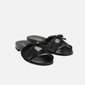 Chanel Mules in Black Mesh