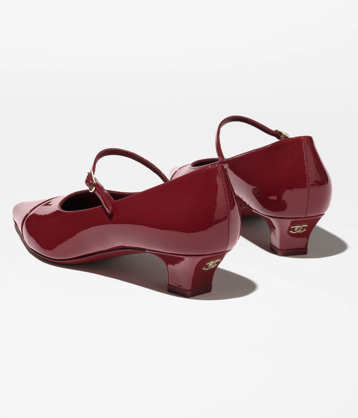 Chanel Mary Janes | Burgundy