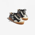 Chanel Women Suede Sneakers Black&White