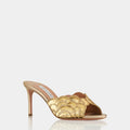 AQUAZZURA
Ce Soir Mule 75-GOLD