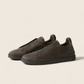 ZEGNA GREY TRIPLE STITCH sneakers