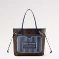 LV Neverfull Inside Out MM navy