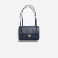 CHANEL SMALL FLAP BAG Dark Blue