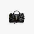 CHANEL mini bow bag black