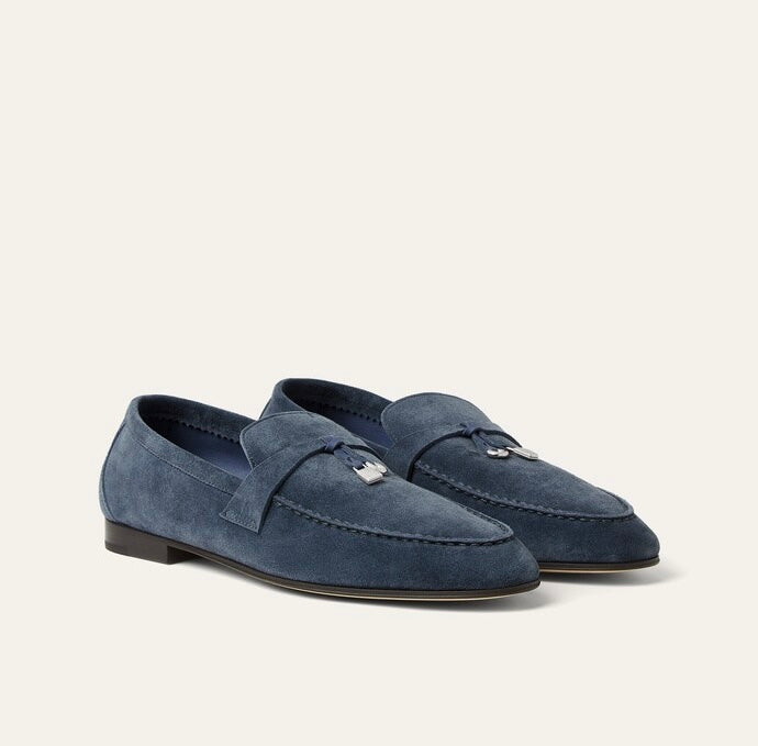 Loro Piana Joan Loafers Aegean Wave