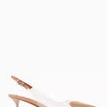 ALAIA Women’s 55 Slingback Mules beige
