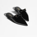 CHANEL Flat Mules with Ribbon