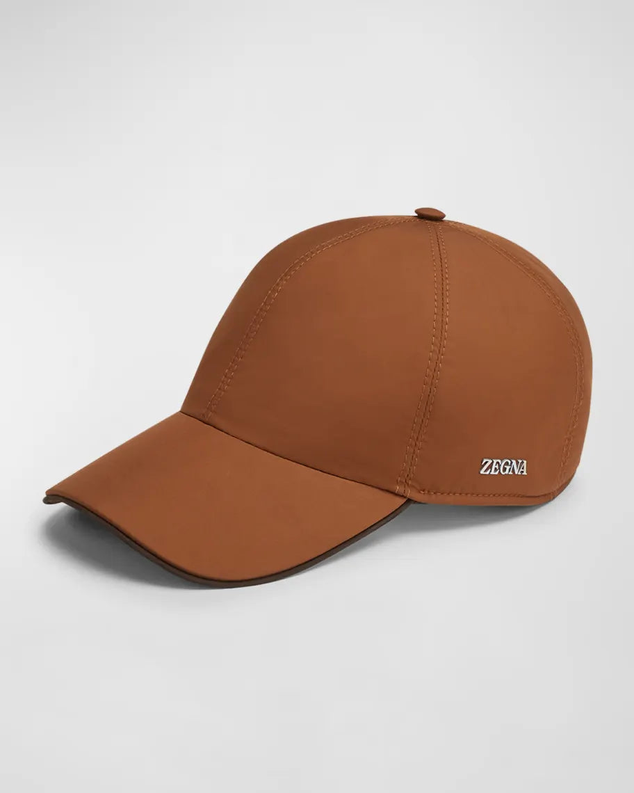 ZEGNA technical fabric baseball cap brown