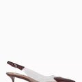 ALAIA Women’s 55 Slingback Mules burgundy