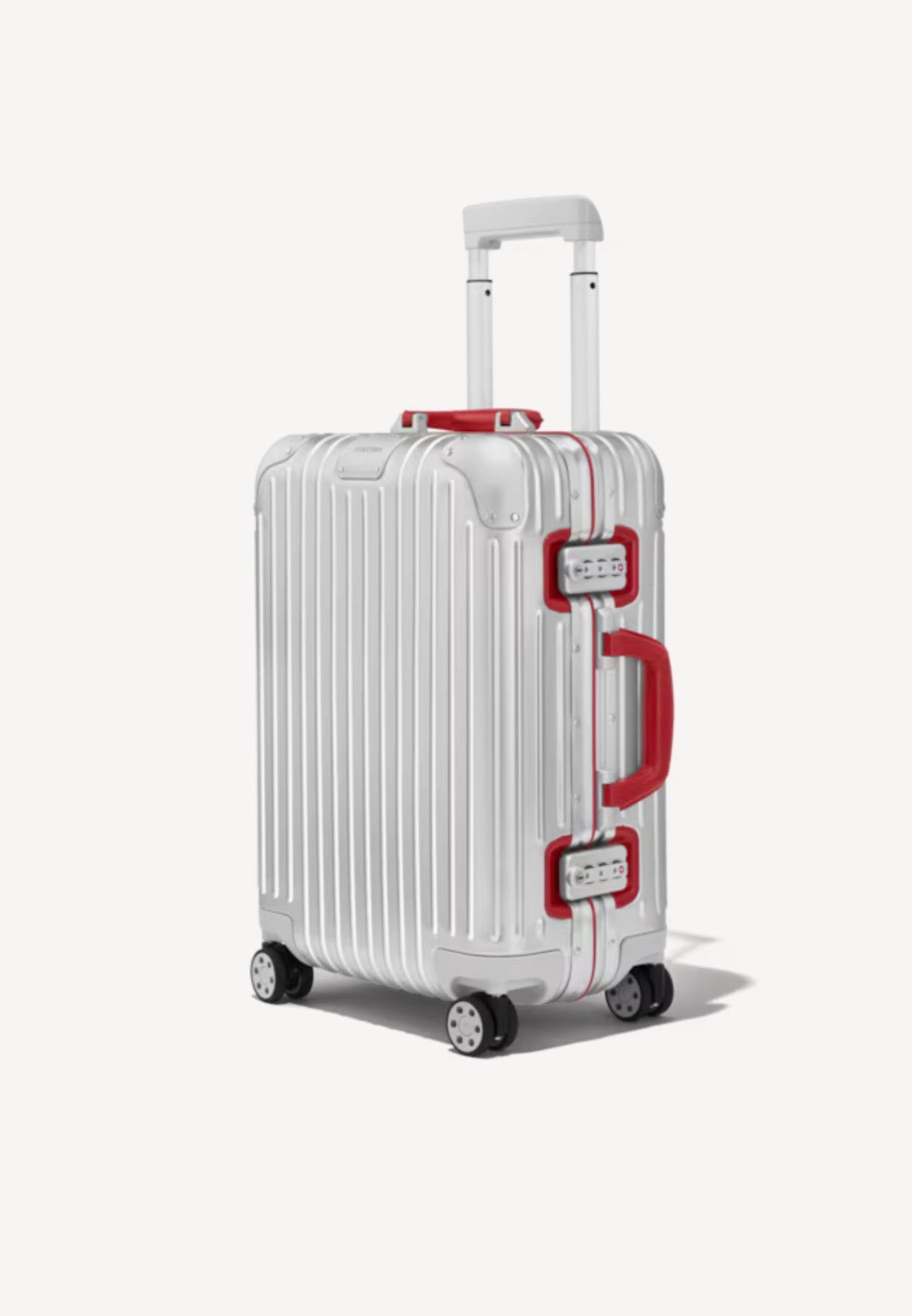 RIMOWA ORGINAL cabin silver &red