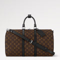 LOUIS VUITTON Keepall Bandoulière 45 
Monogram Macassar