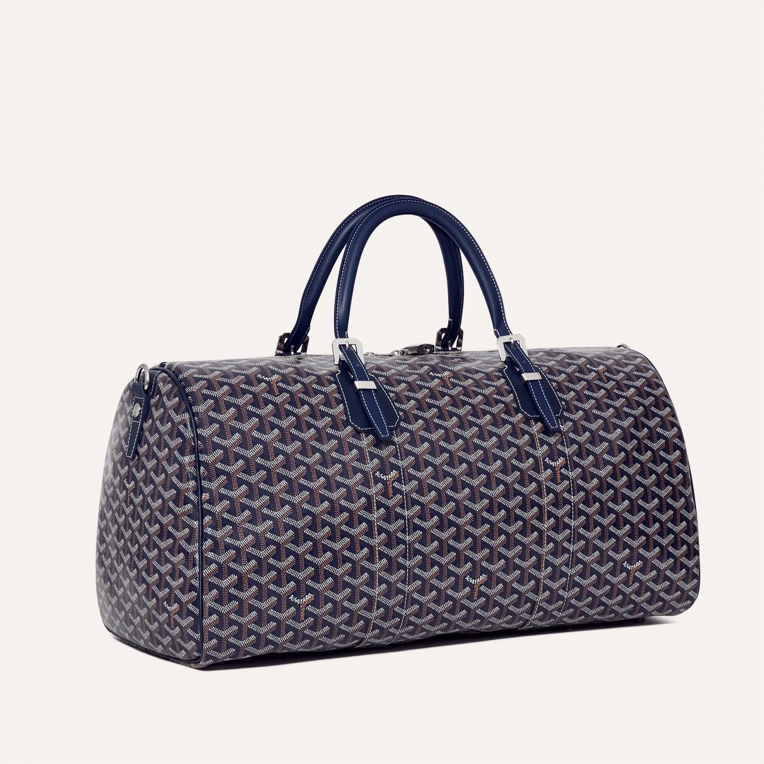 GOYARD Boston 50 travel bag- navy blue