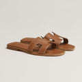 HERMES Women’s Oran Sandal – Gold