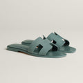 HERMES Women’s Oran Sandal – Bleu Tonnerre