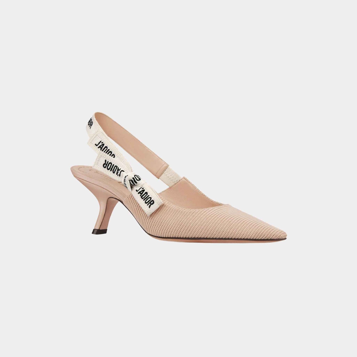 DIOR JAdior Slingback Pump Nude Technical Fabric