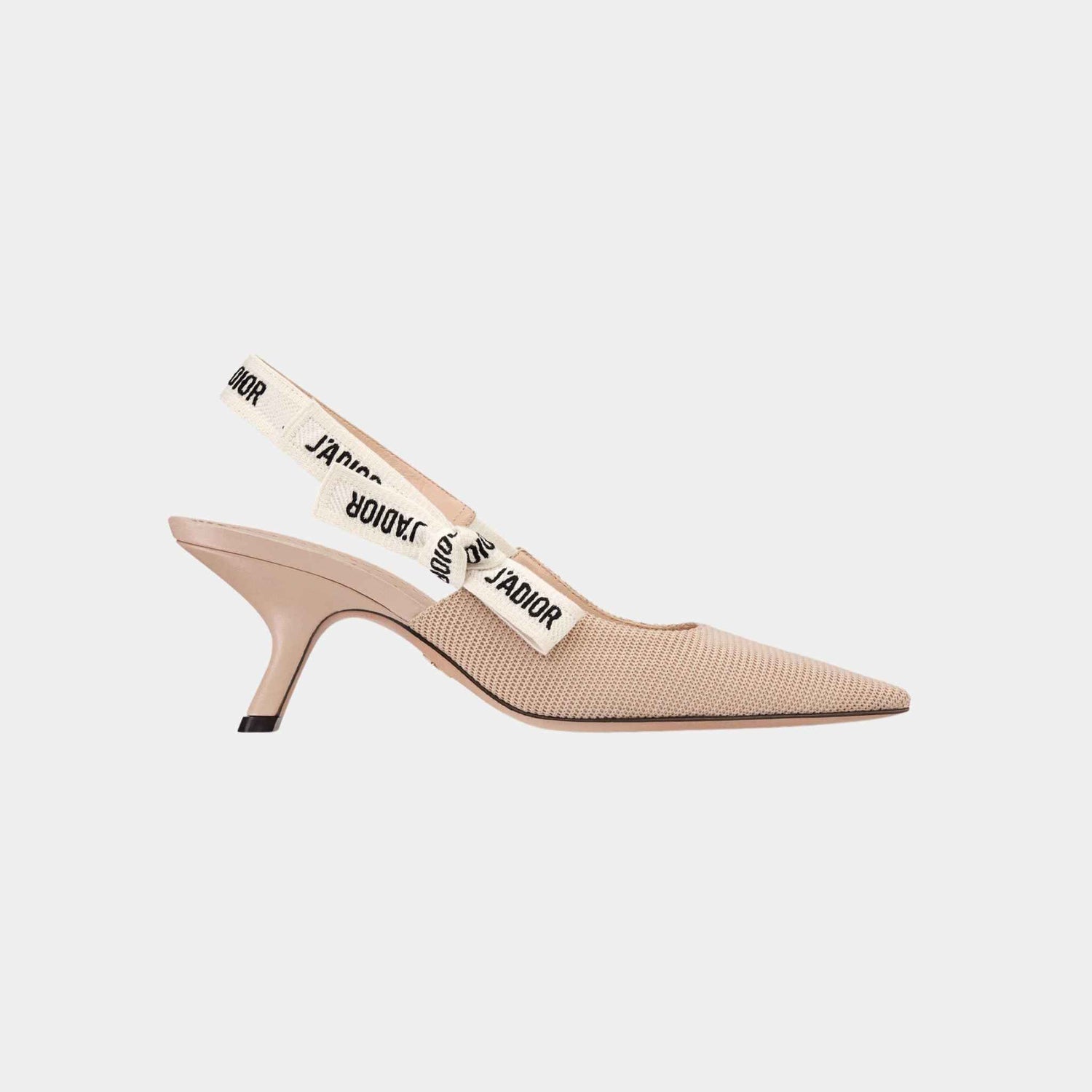 DIOR JAdior Slingback Pump Nude Technical Fabric