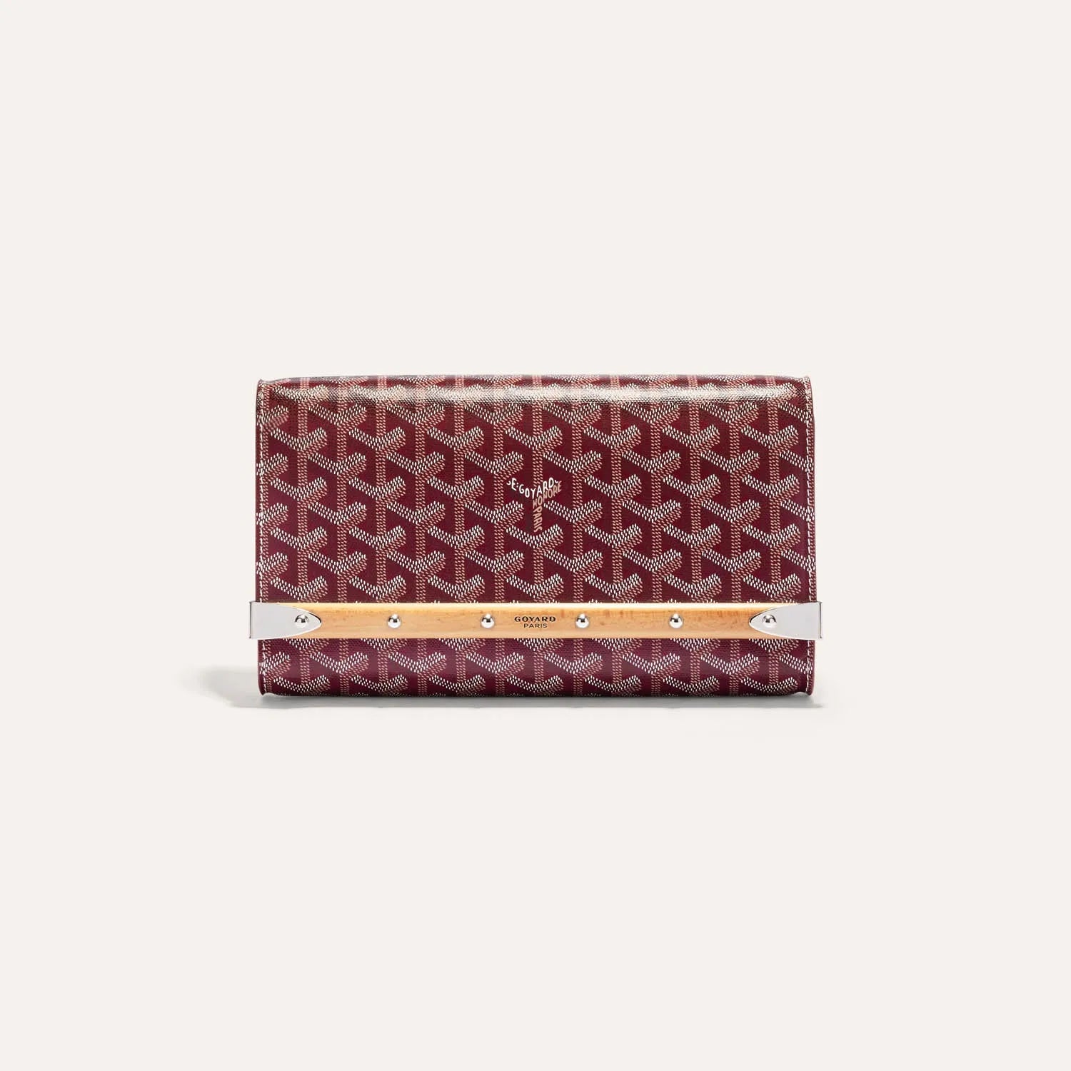 GOYARD Monte-Carlo PM Clutch burgundy