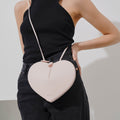 ALAIA LE CŒUR BAG IN pink