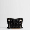 DIOR Medium Dior Crunchy Bag Black