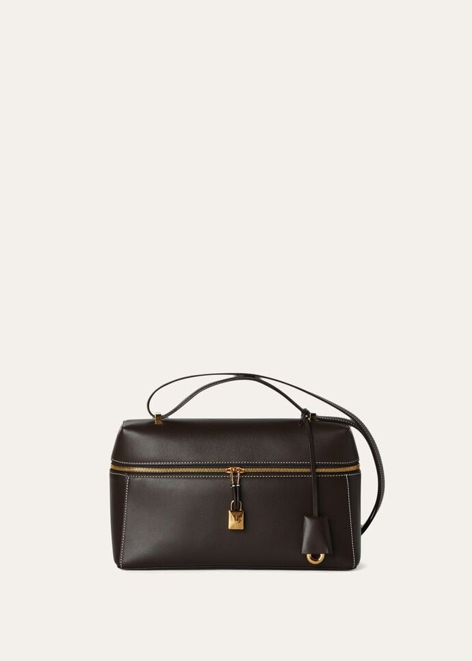 LORO PIANA extra bag 27 Dark chocolate