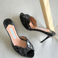 AQUAZZURA Ce Soir Mule 75 Black