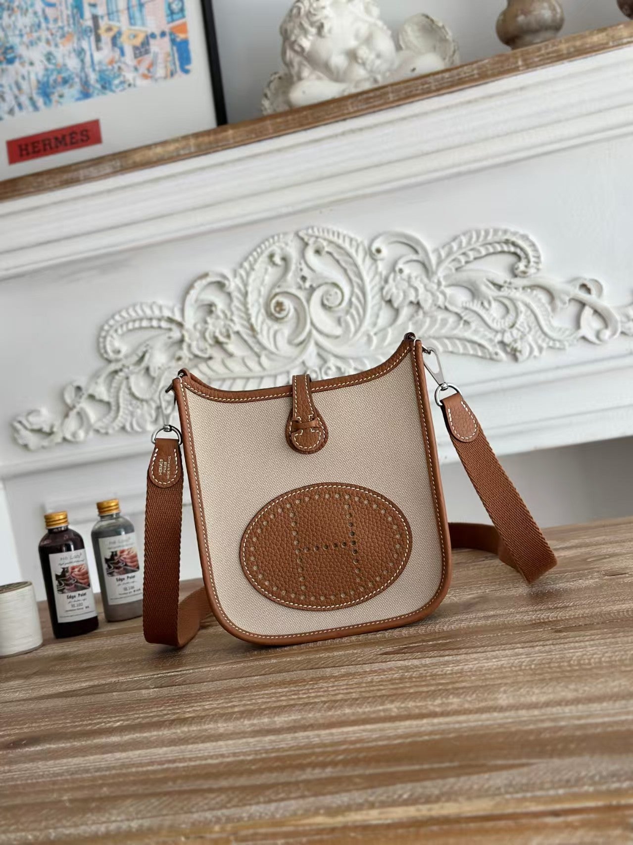 HERMES MINI Evelyne 16 brown