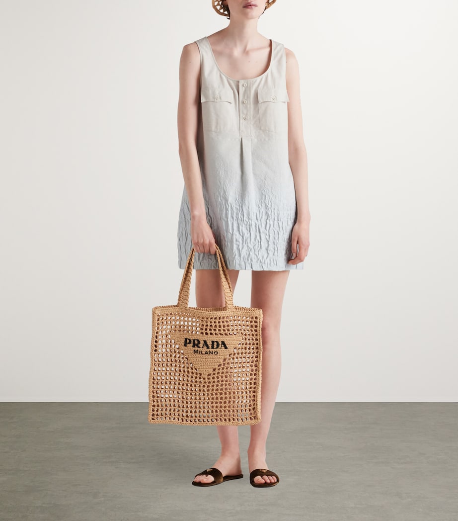 PRADA Crochet Tote Bag