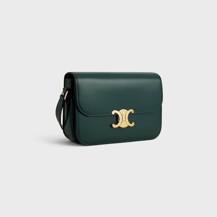 Celine Teen Triomphe Bag Green  – Women