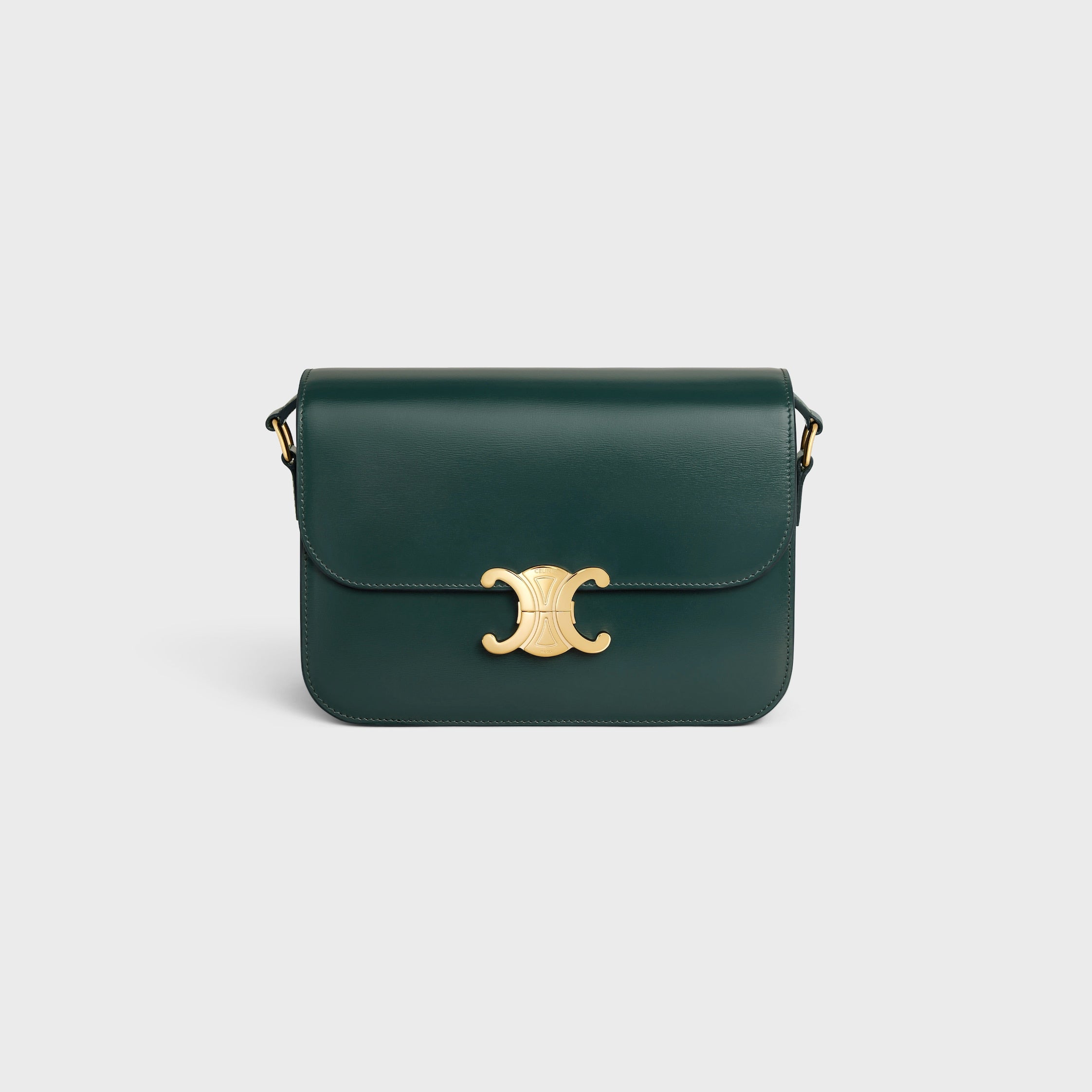 Celine Teen Triomphe Bag Green  – Women