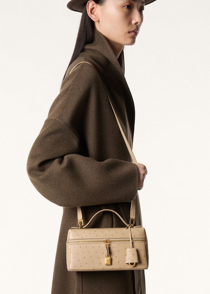 LORO PIANA Extra Bag L23 ostrich leather
